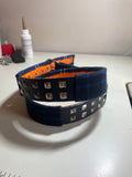 Plaid Studded Belt
